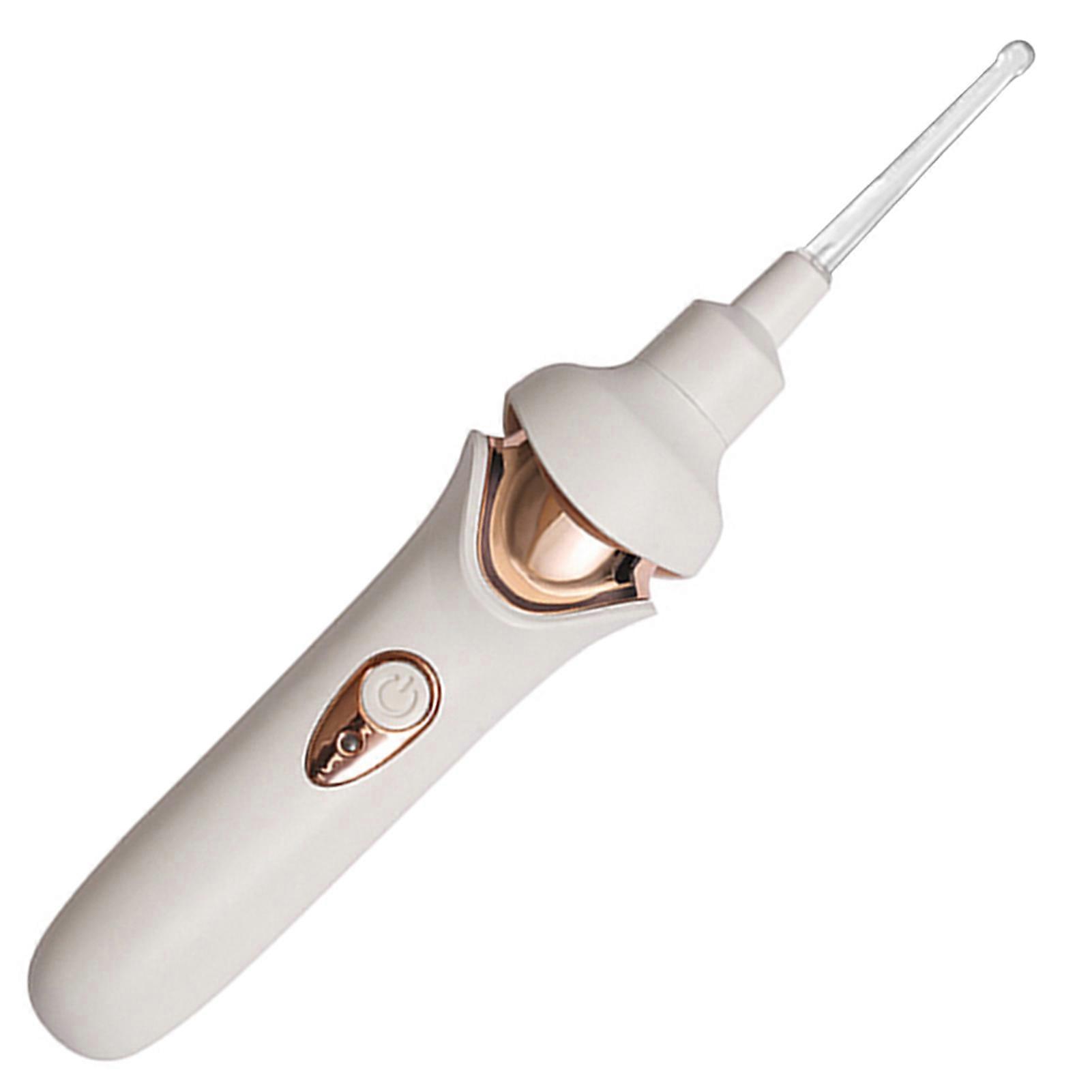 Electric Ear Wax Removal Tool with LED Light Portable Rechargeable Low Noise Vacuum Cleaner for Kids Adults Safe Painless Ear Care Tool