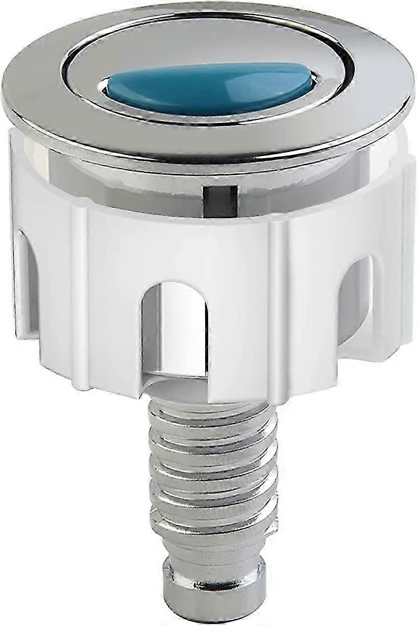 Toilet Flush Button, Round Head Dual Toilet Button, Toilet Button Flush Replacement, Compatible with Ideal Cistern