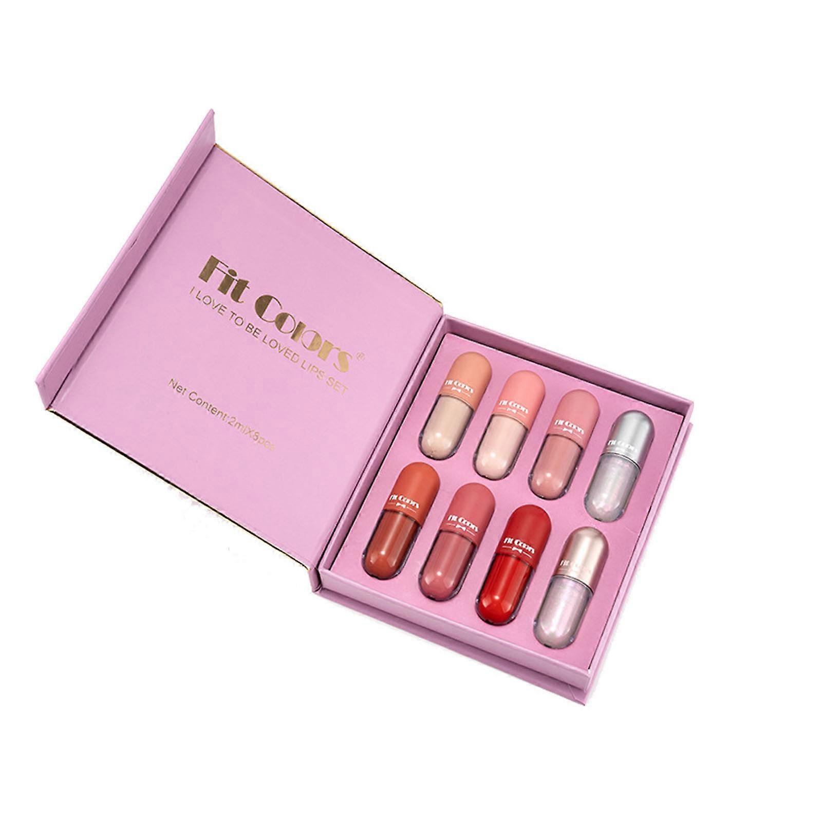 Lip Gloss Kit Lip Enrichment Liquid Lip Gloss Moisturizing Temperature Control Lip Gloss 16ml