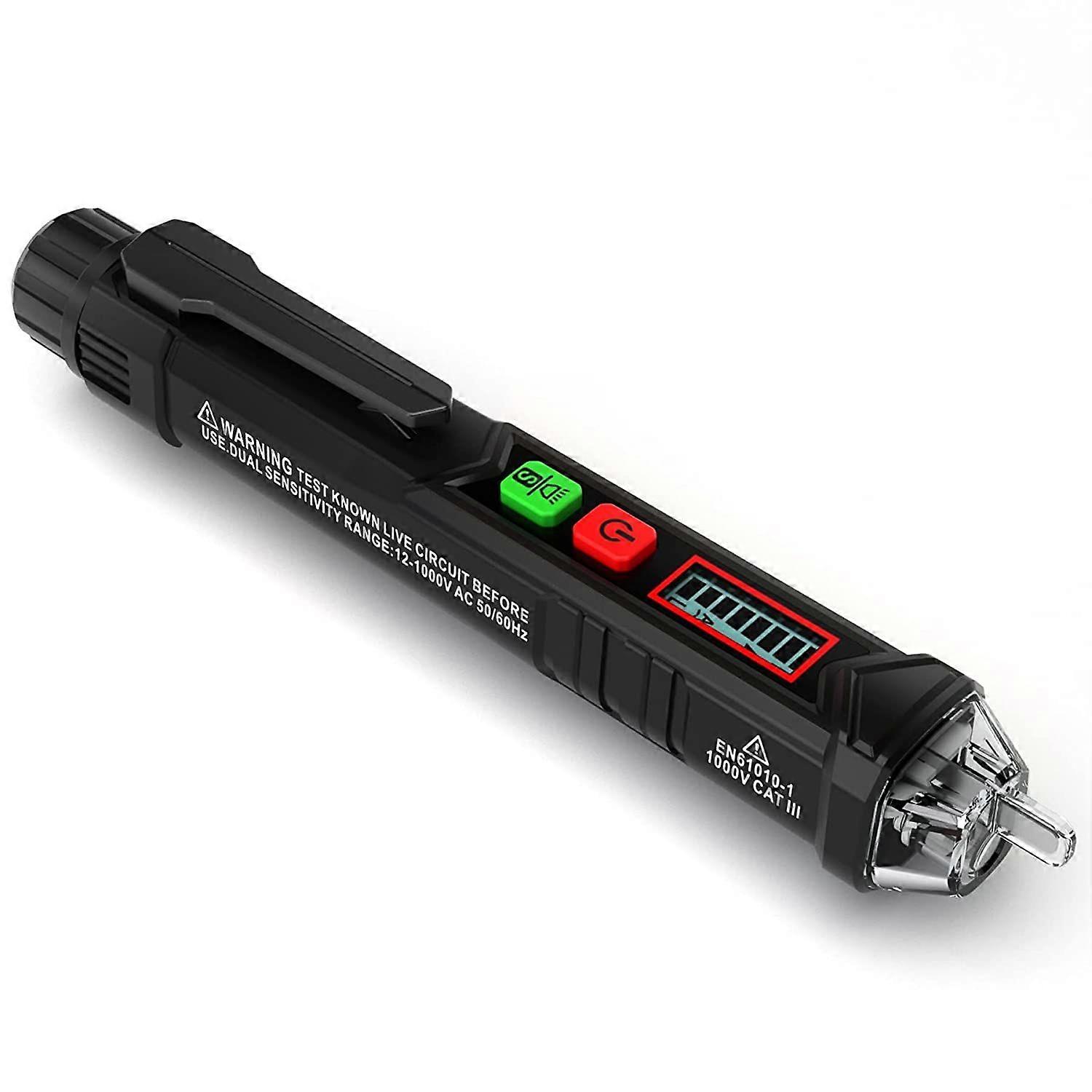 Voltage Detector/Non Contact Voltage Detector Dual Range AC 12V 1000V/48V 1000V Live/Neutral Wire Te