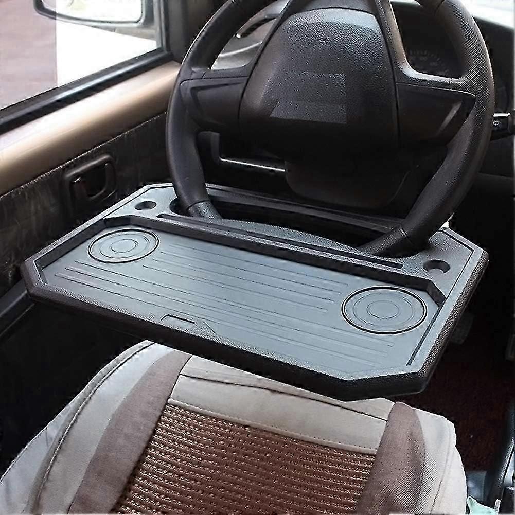 Steering Desk,Multi-functional Steering Wheel Table Car Computer Laptop Tablet