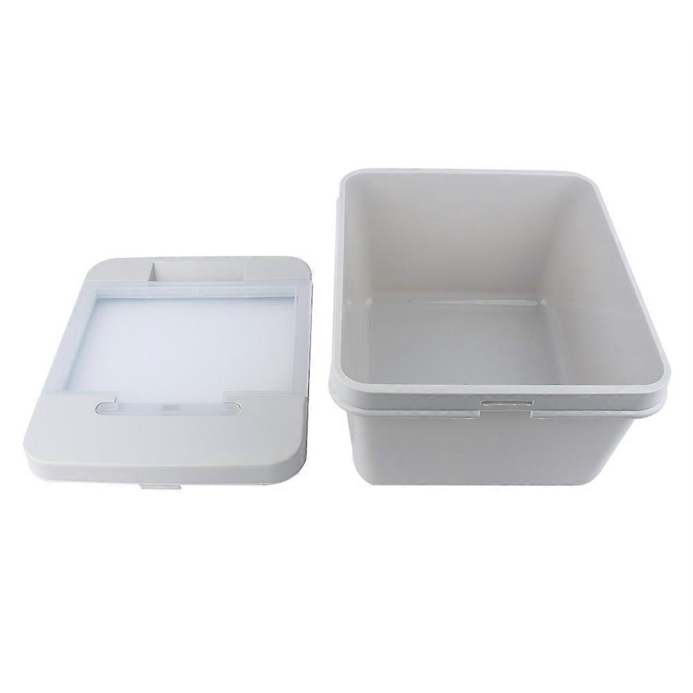 Plastic Sealed Flip Cover Rice Storage Box 10 Kilogram Eco-Friendly Kitchen Organizer Durable Shutter Design