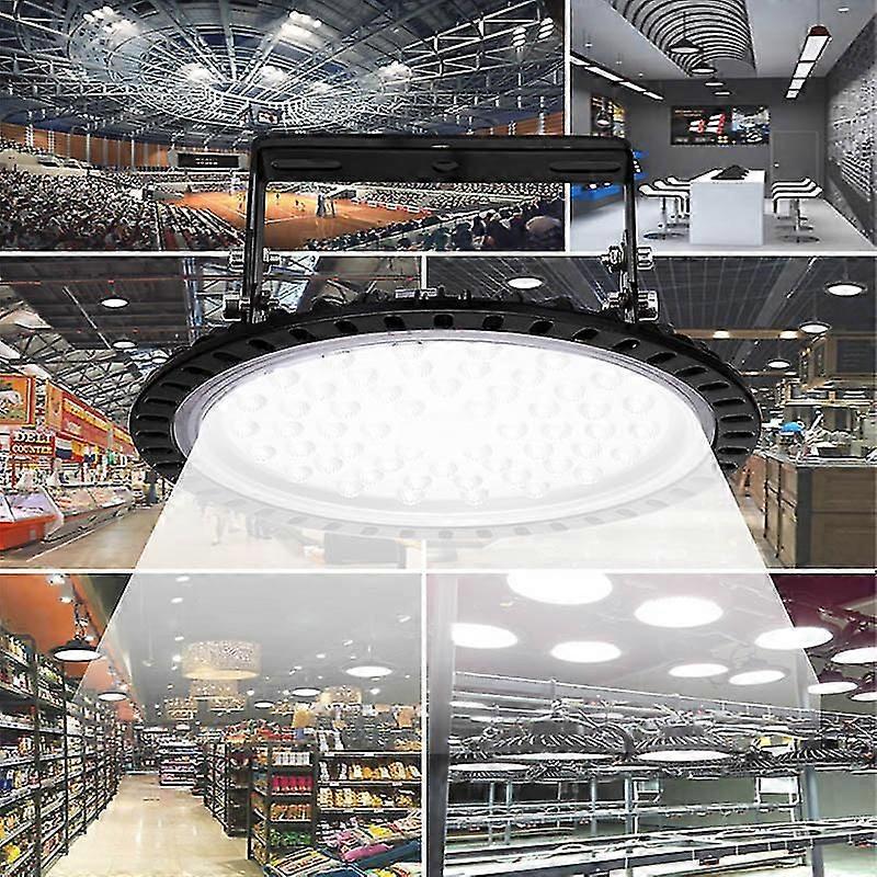 110V LED High Bay Luminaire Industrial Lamp Hall Floodlight Cold White Floodlight