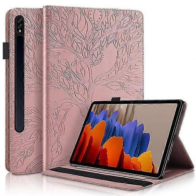 Capa protetora de couro com aba, compatível com Samsung Galaxy Tab S8 2022 de 11 polegadas (SM-X700/X706).