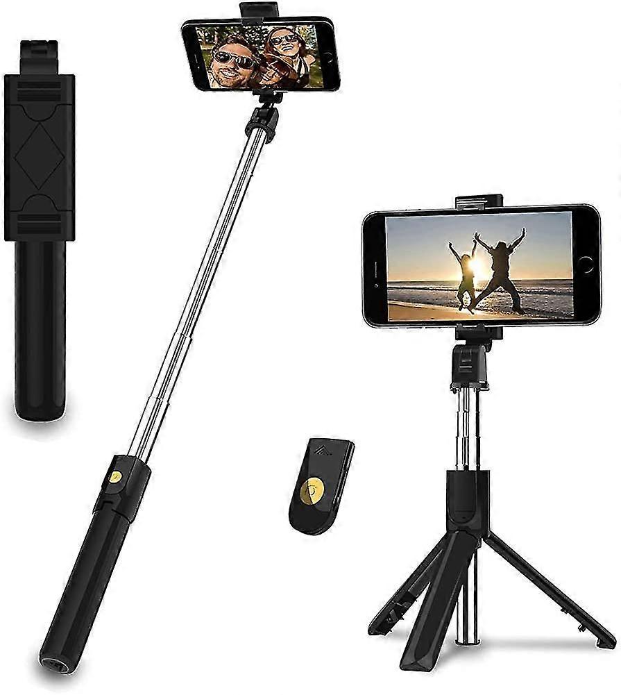 Bluetooth Selfie Stick Stativ mit Fernbedienung, Rotation Selfie Stick