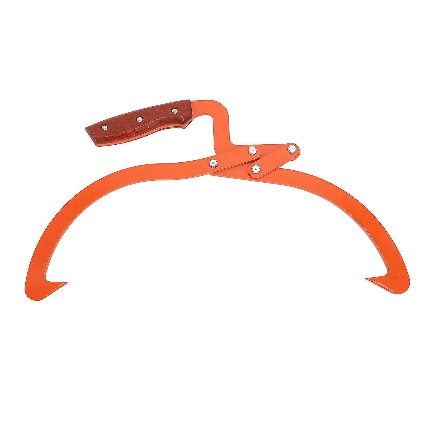 13.8in Log Tongs Logging Skidding Tongs Anti Slip Grip Log Lifting Handling Dragging Carrying Tool