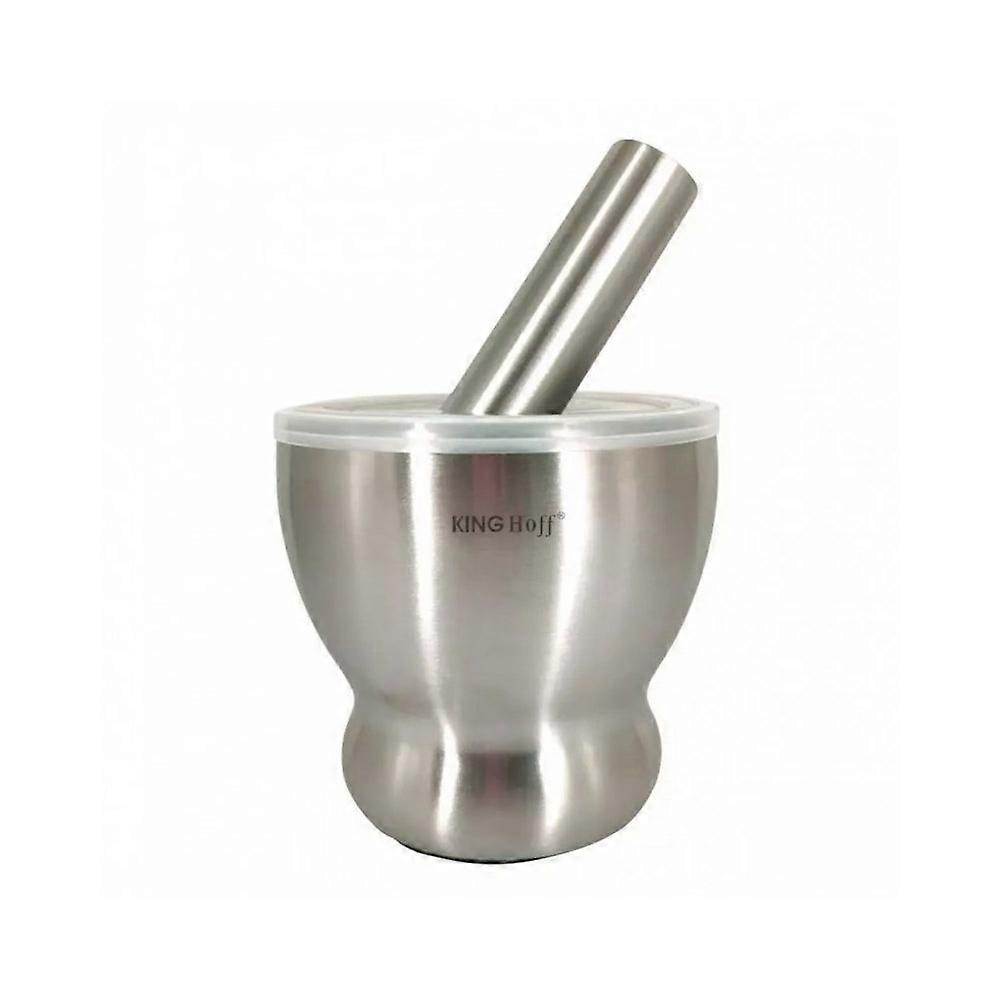 Kinghoff steel mortar with cover 34199