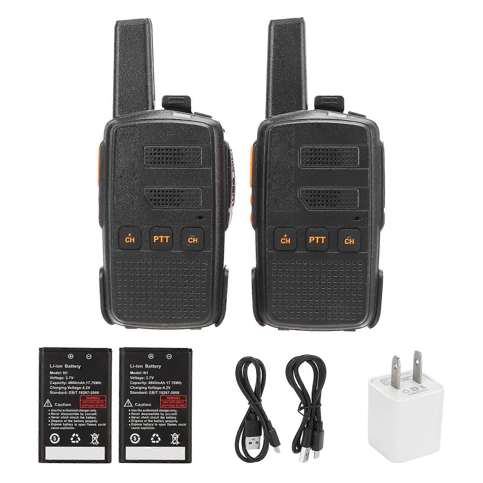 Mini Waterproof Wireless Walkie Talkie - Long Range, Rechargeable, Easy 2-Way Communication