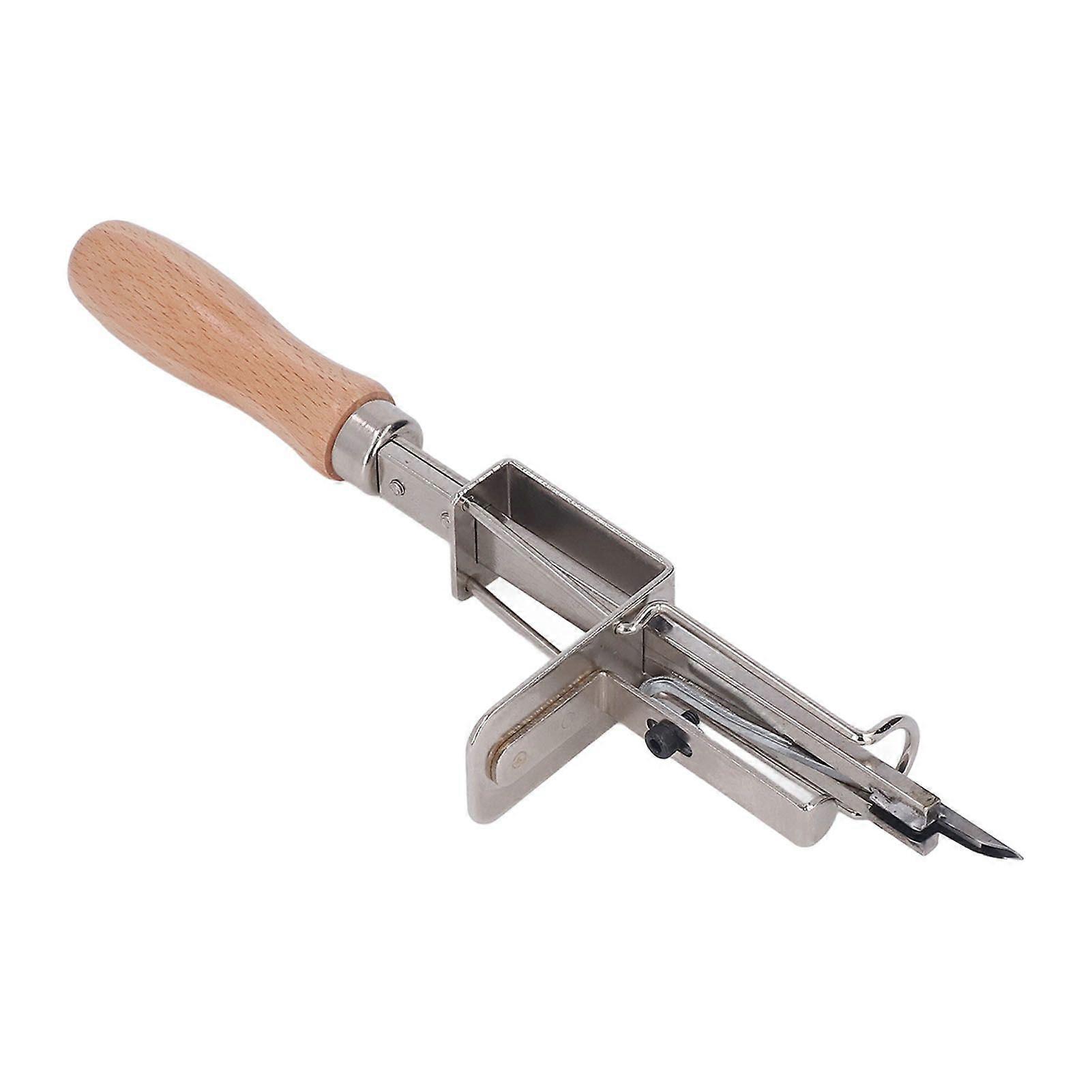 Hand Tufting Tools Wooden Handle Sturdy Metal Quick and Flexible Operation Carpet Tufting Tools for Home Craft Beginners