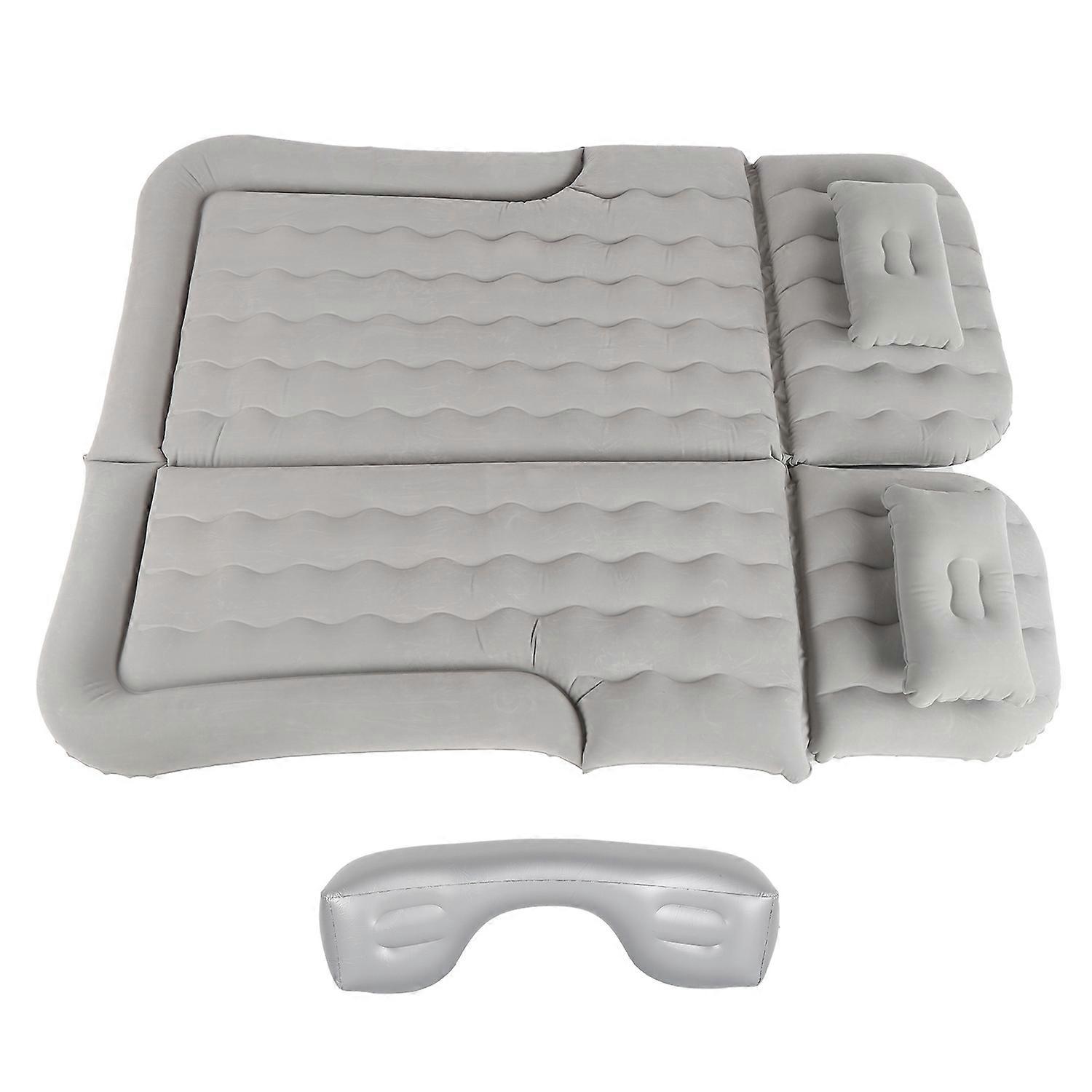 Air Mattress 12V Inflator Pump Electric with Flocking Surface Travel for SUV MPV RVGray