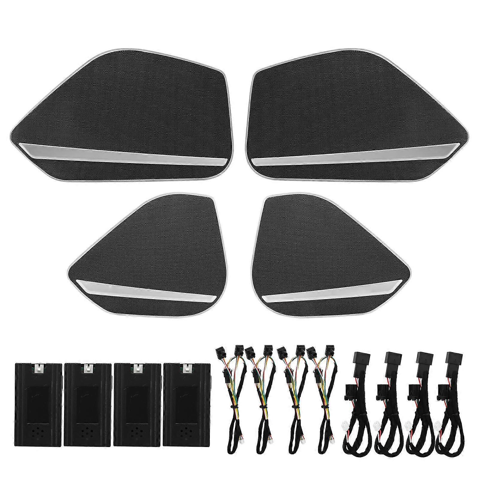 30 Color Door Midrange Speaker Covers Ambient Light for A4 S4 RS4 B9 B9.5 2017‑2023