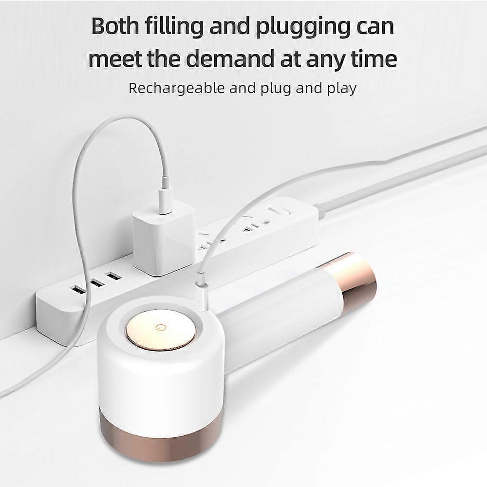 2 In 1 USB Electric Fabric Shavers Mucilage Tube Electric Lint Remover Rechargeable Removing Fabric Fleece Clothes Bedding Furniture White