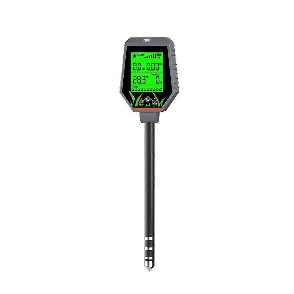 Multifunctional High Accurancy Soil PH Tester Soil EC Test Tool Handheld Soil Detect Device Soil PH/EC/Sunlight