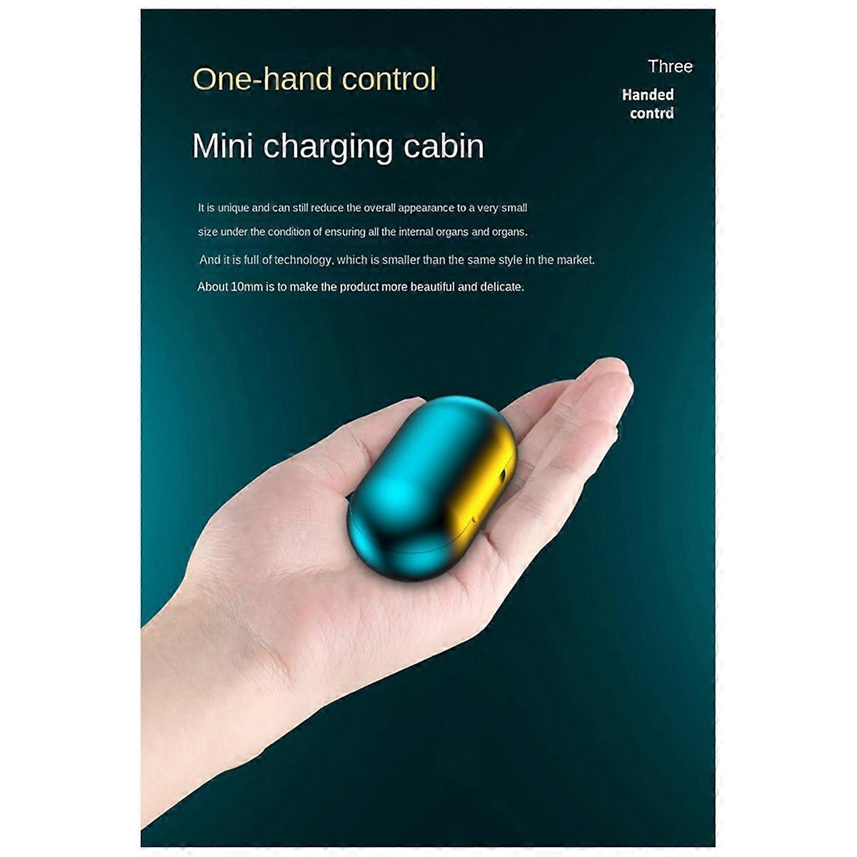 Mini TWS BT 5.4 Wireless Earbud with Wireless Charging Case, Pink