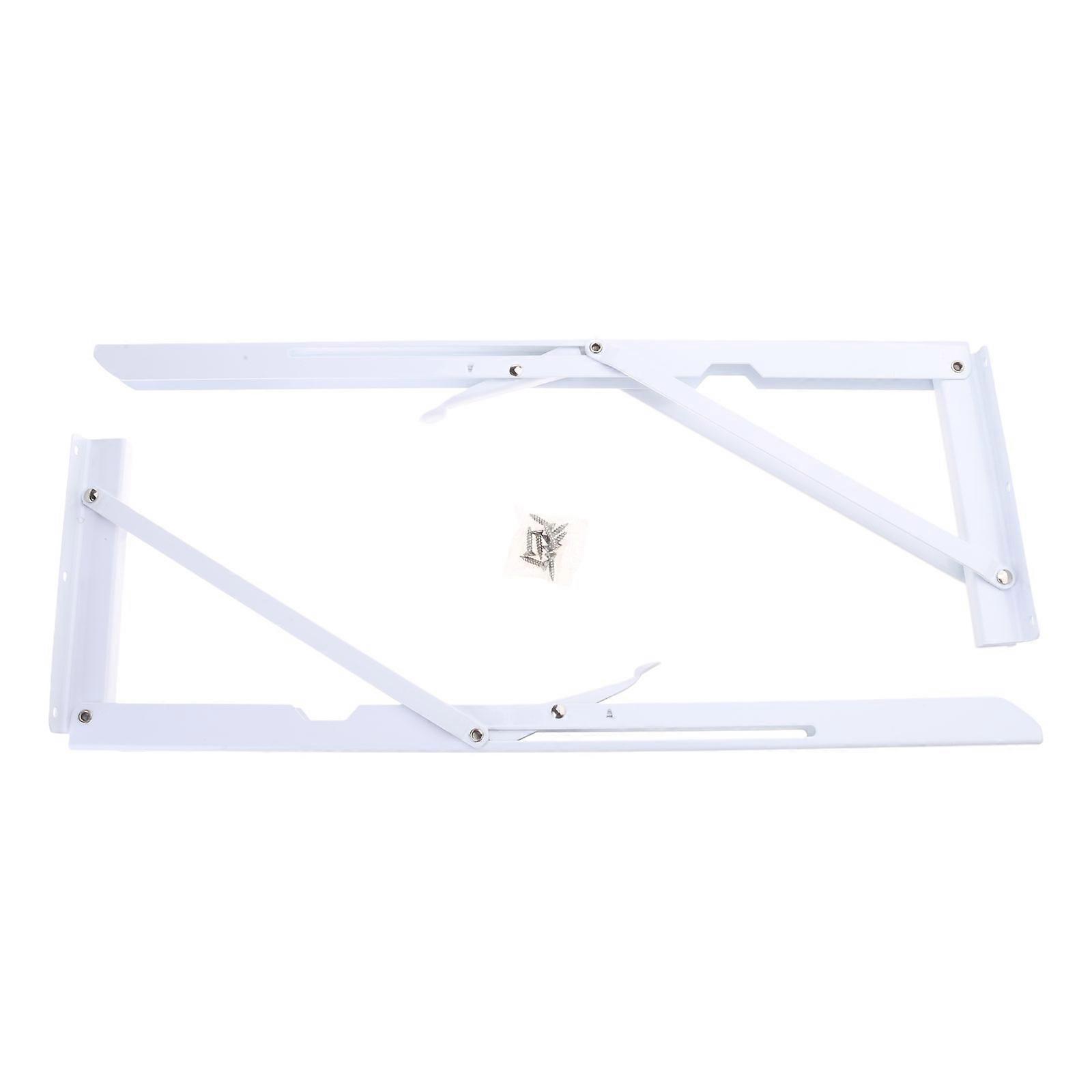 1 Pair Sturdy Folding Shelf Brackets Heavy Duty Metal for Triangle Table for Bench Folding Shelf Bracket 20In/18In/14In/  20 inch