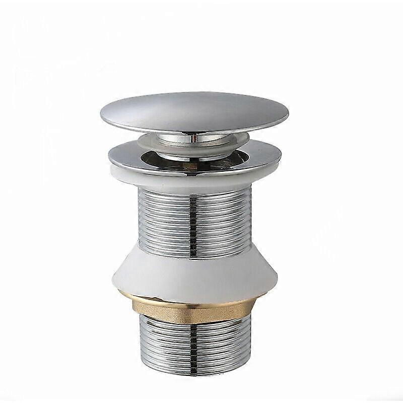 1PC-drainer-holeless copper chrome-plated large cover