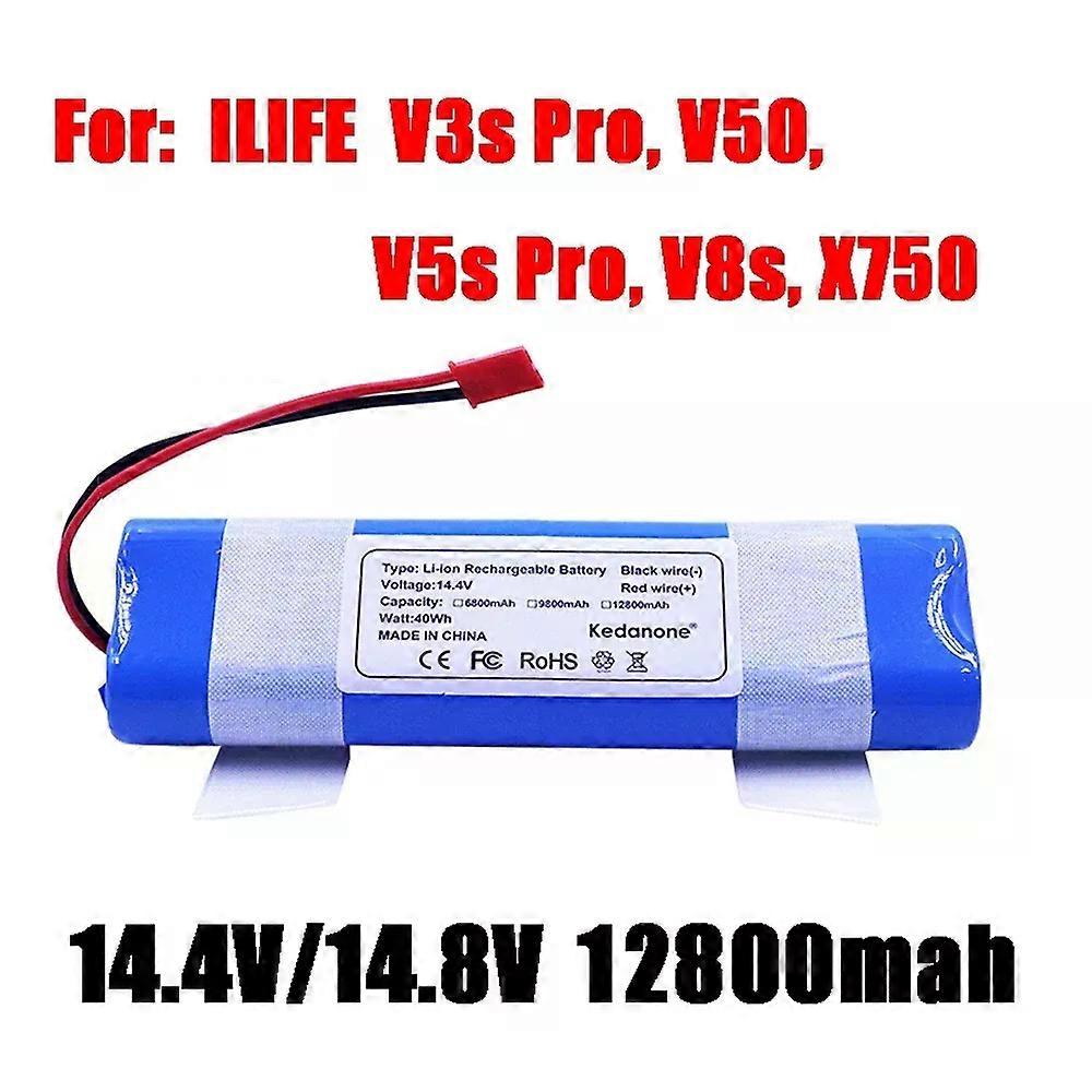 Applies to 14.8 V 12800mAh Lithium Battery for ILIFE V5 V5s V50 V3 DF45 DF43 plus v3s pro Robot Vacuum Cleaner ILIFE v5s pro battery