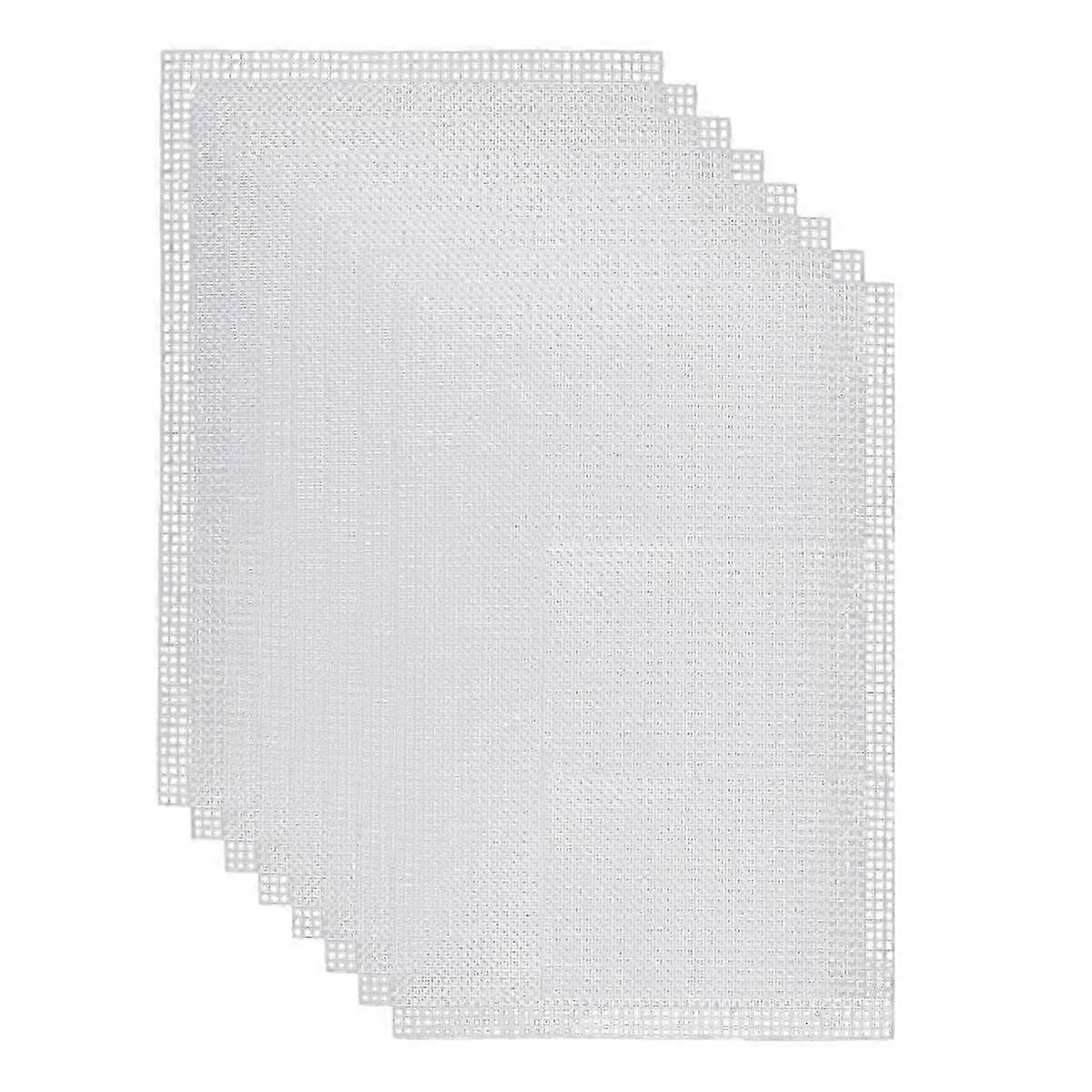 Mesh Canvas Sheets for Embroidery, Fursuit Eye Mesh, White Needlepoint Mesh Canvas for Crafts DIY,