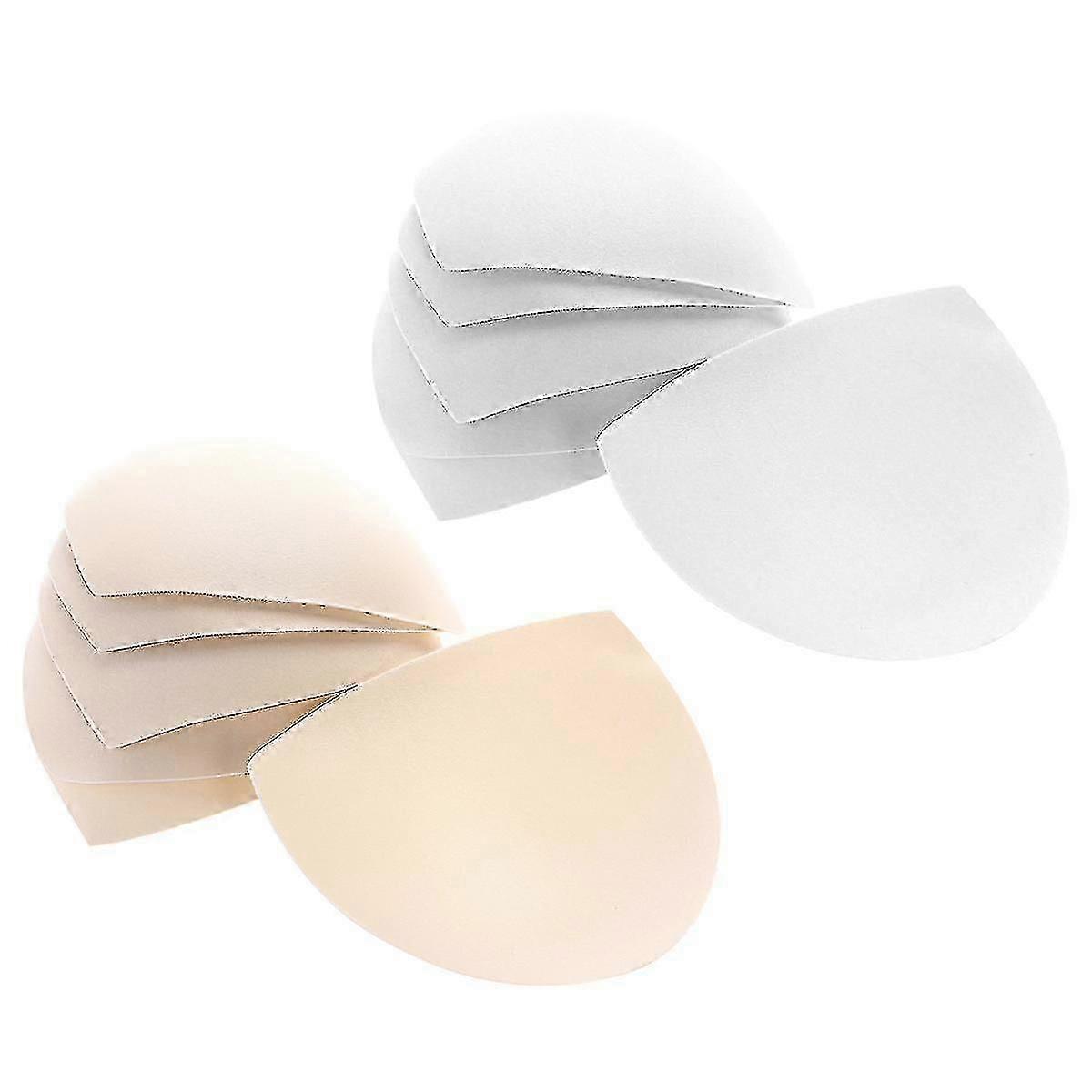 6 Pairs Womens Cordless Bra Inserts Pads Removable Smart Sponge Pads For Swimwear Sports
