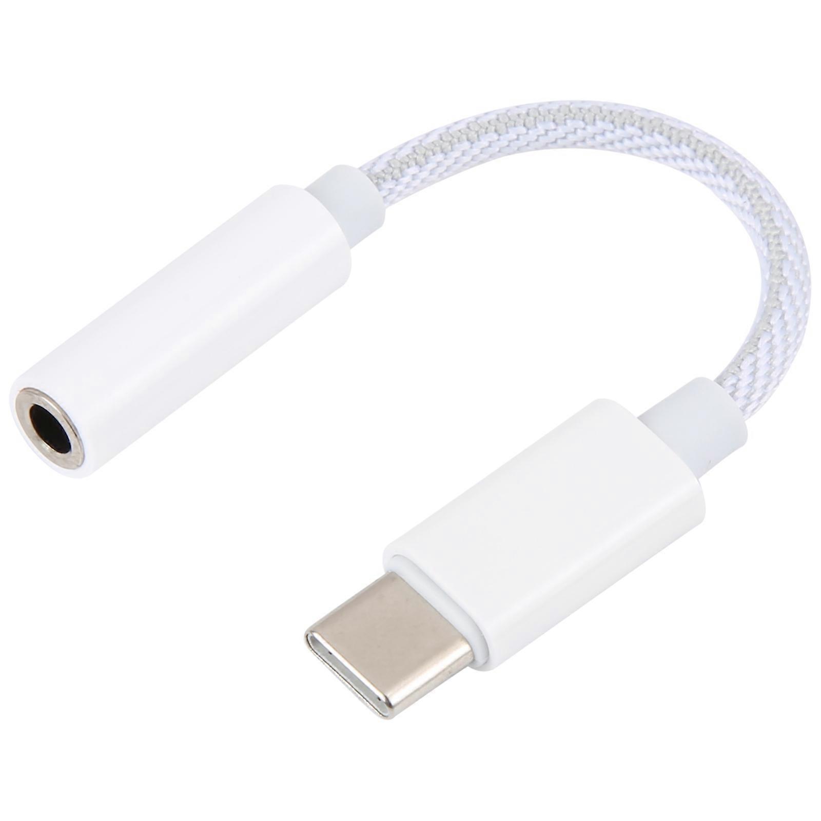 USB-C/Type-C to 3.5mm Audio Braided Adapter Cable