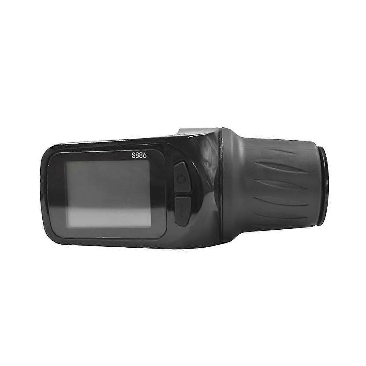 24V 36V 48V 60V S886 Ebike LCD Display Panel Adjust with Twist Throttle for Electric Scooter Bicycle(5PIN)