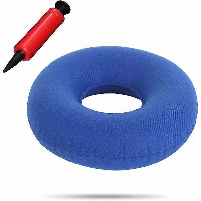 Hemorrhoids Inflatable Seat Cushion, Orthopedic Inflatable Seat Cushion, Orthopedic Donut Seat Cushion, Inflatable Soft Seat Ring Cushion with Pump, I