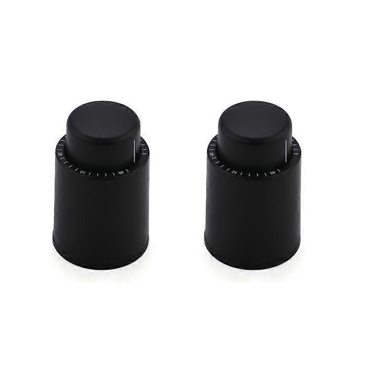 2 vacuum wine corks.