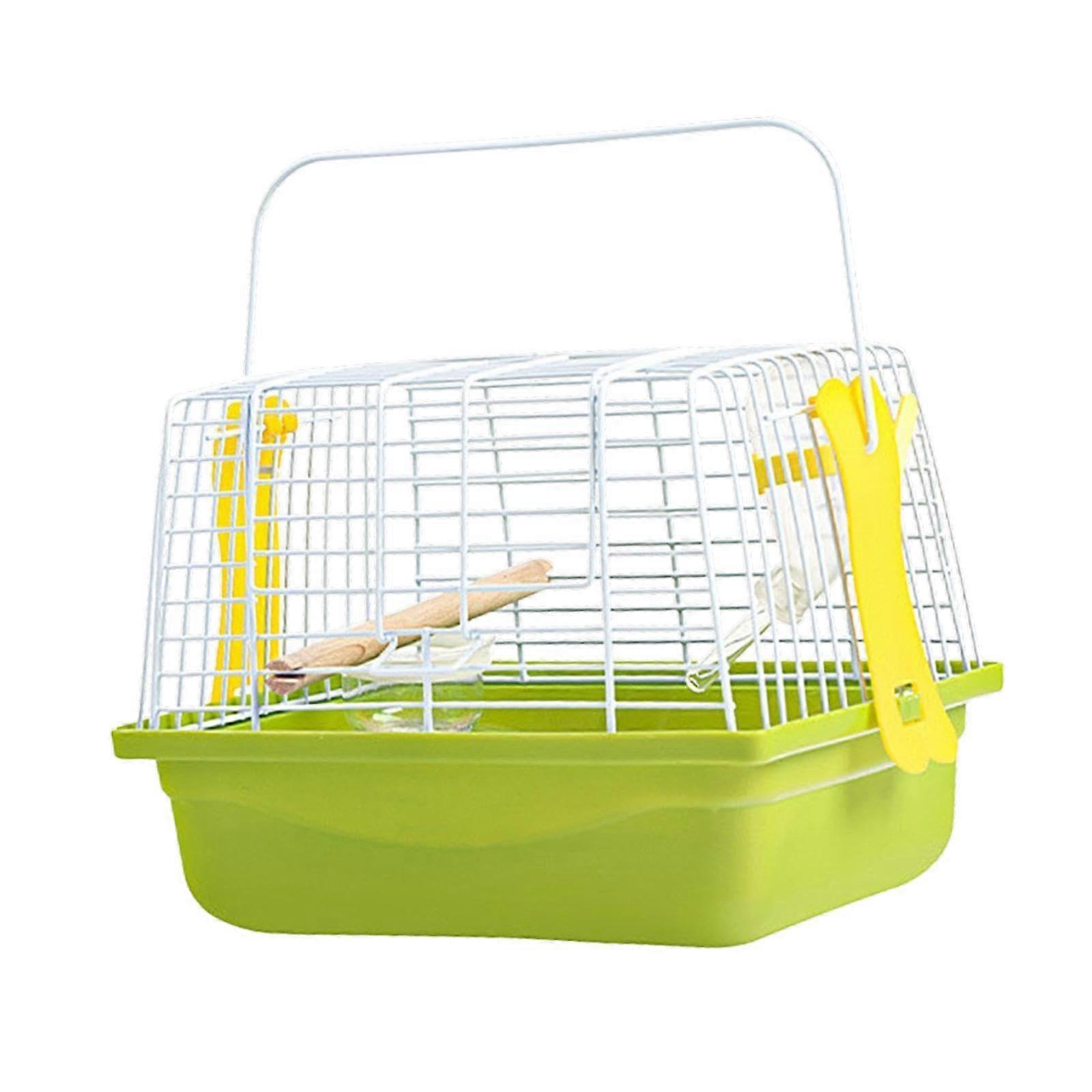 Bird Cage with Handle for Parrots Conures Parakeets Small Birds Travel