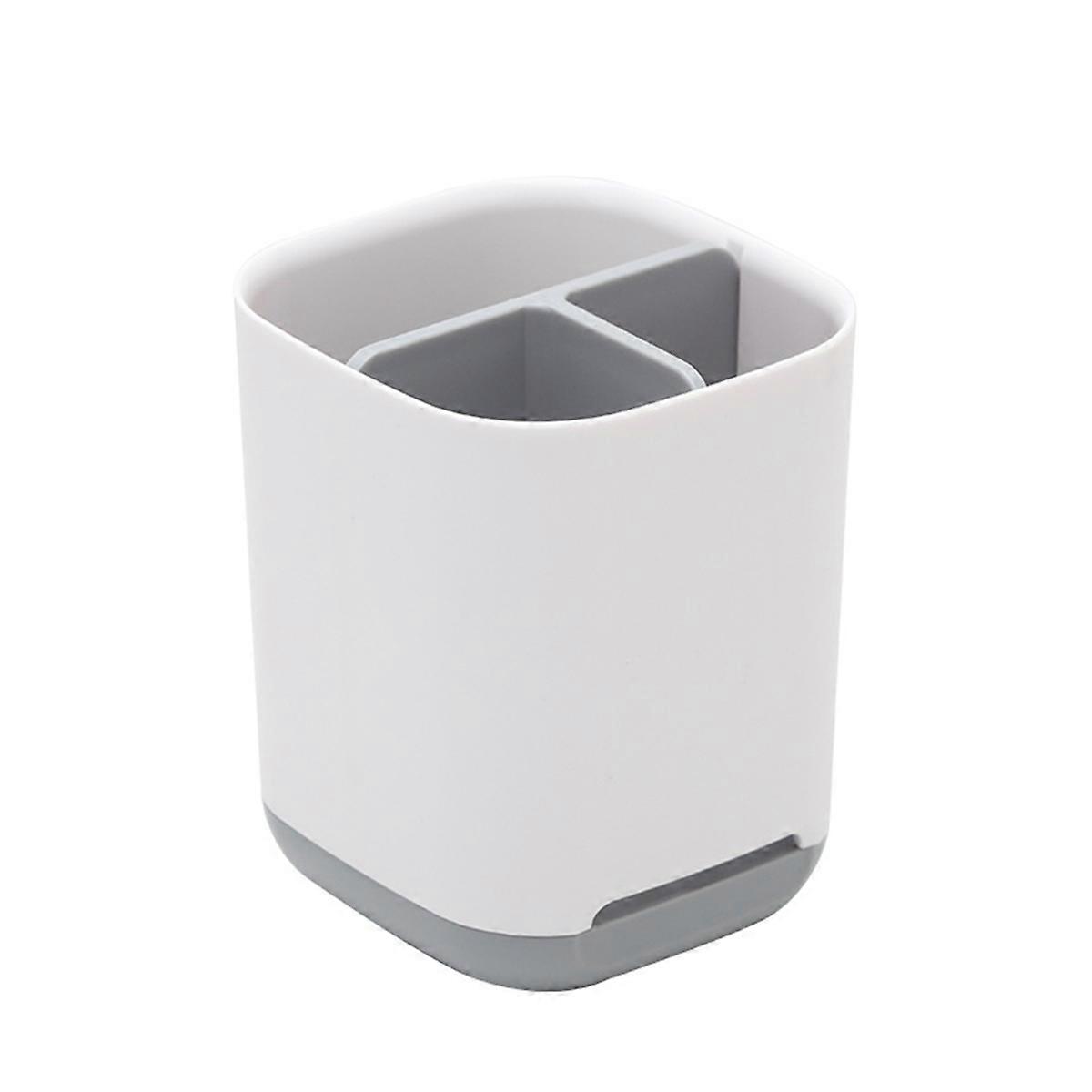 Multifunctional Bathroom Organizer Shelf with Toothbrush Holder