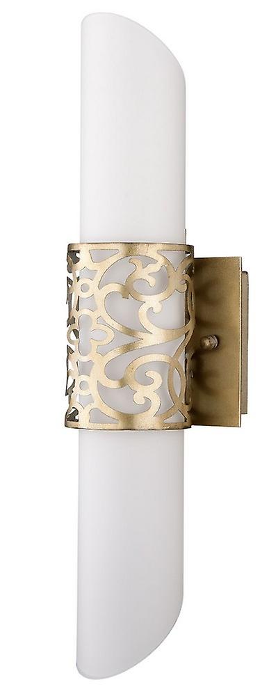 Venera Wall Lamp Brass, 2 Light, E14