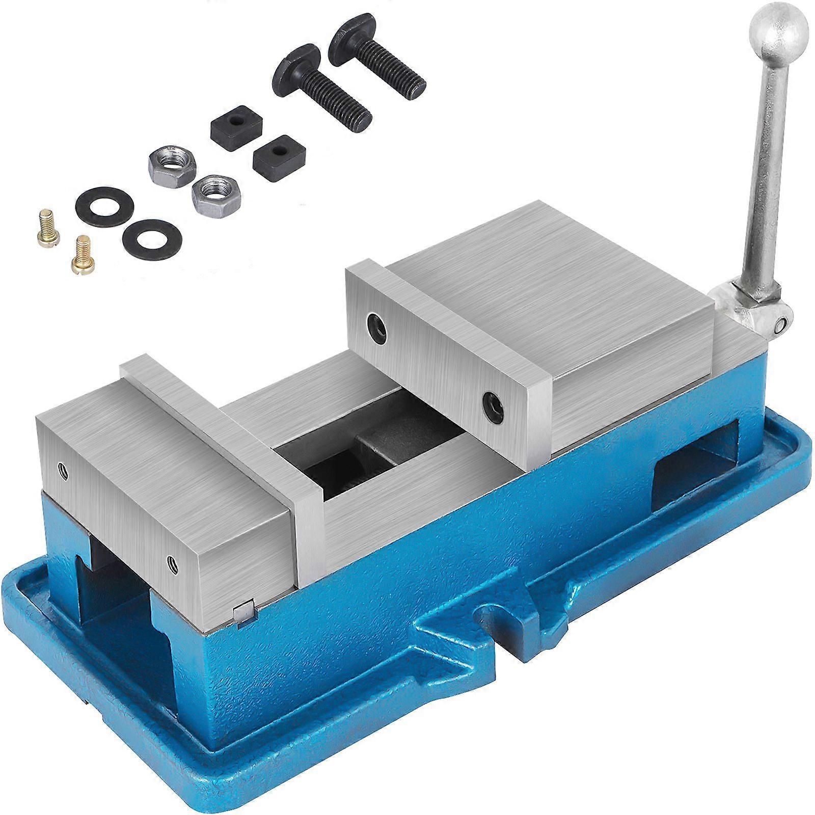 5" Bench Vise Non-Swivel Milling Lock Vise Bench Clamp Assembly CNC 125mm