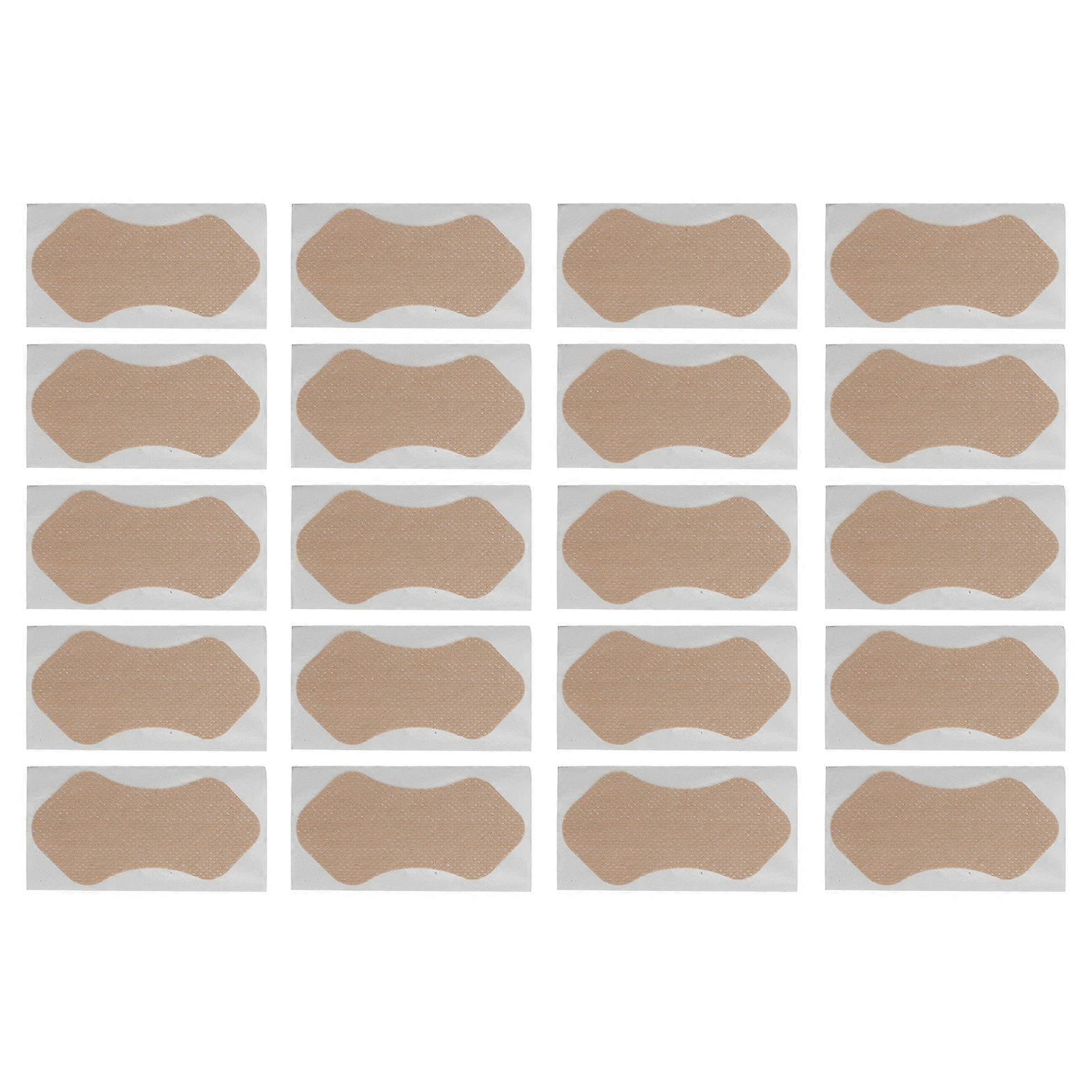 20pcs Disposable Underarm Sweat Pads Elastic High Absorption Breathable Invisible Armpit Sweat Patch