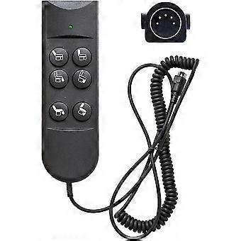 6 Button Remote For Recliners 5 Pin Lift Chair Handset Controller Hand Control For Power Furniture