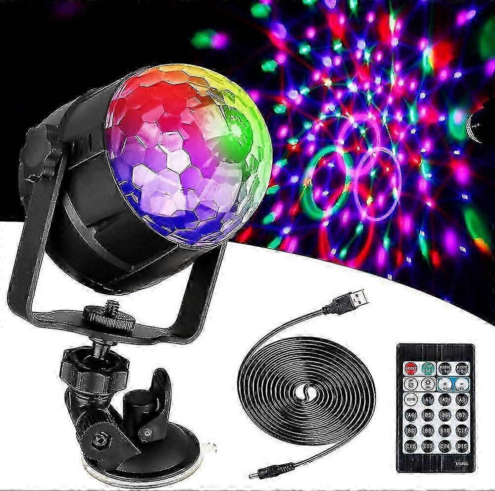 Usb Disco Light 360  Rotatable Rgb Party Light For Birthday,party
