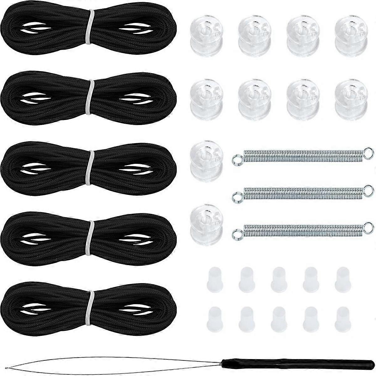 Geplooide Shade Repair Kit Witte Window Shade Restringing Kit