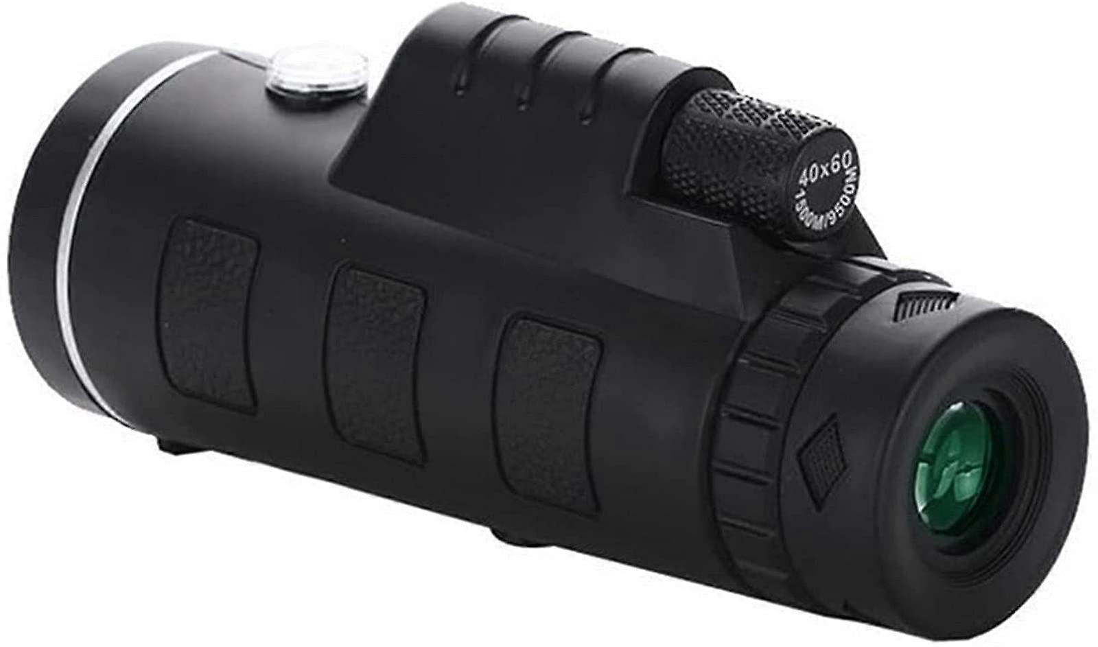 Monocular Telescope 40X60 High Magnification Mobile Phone Compatible High-Definition Dual Focusing Outdoor Birdwatching Lens