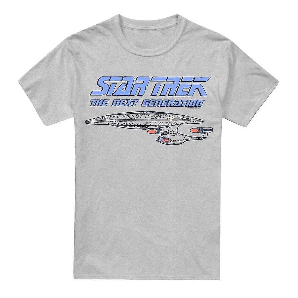Star Trek férfi The Next Generation Distressed póló