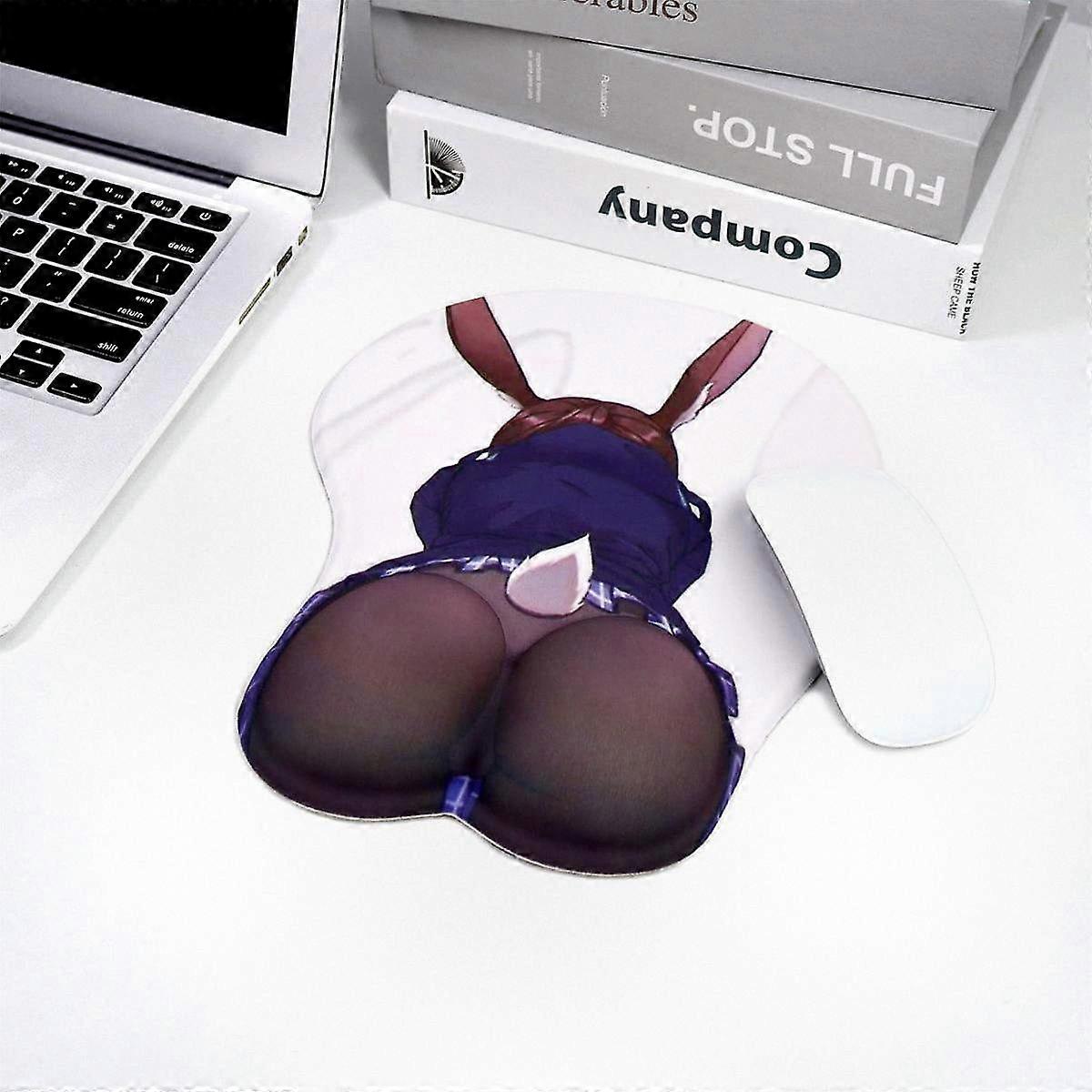Cartoon 3D Mouse Pad with Wrist Support Featuring Creative and Attractive Design for Comfort During Use