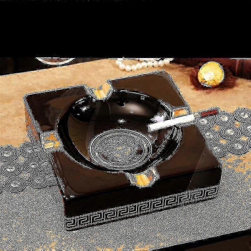Ashtray Square Ceramic Cigar Ashtray