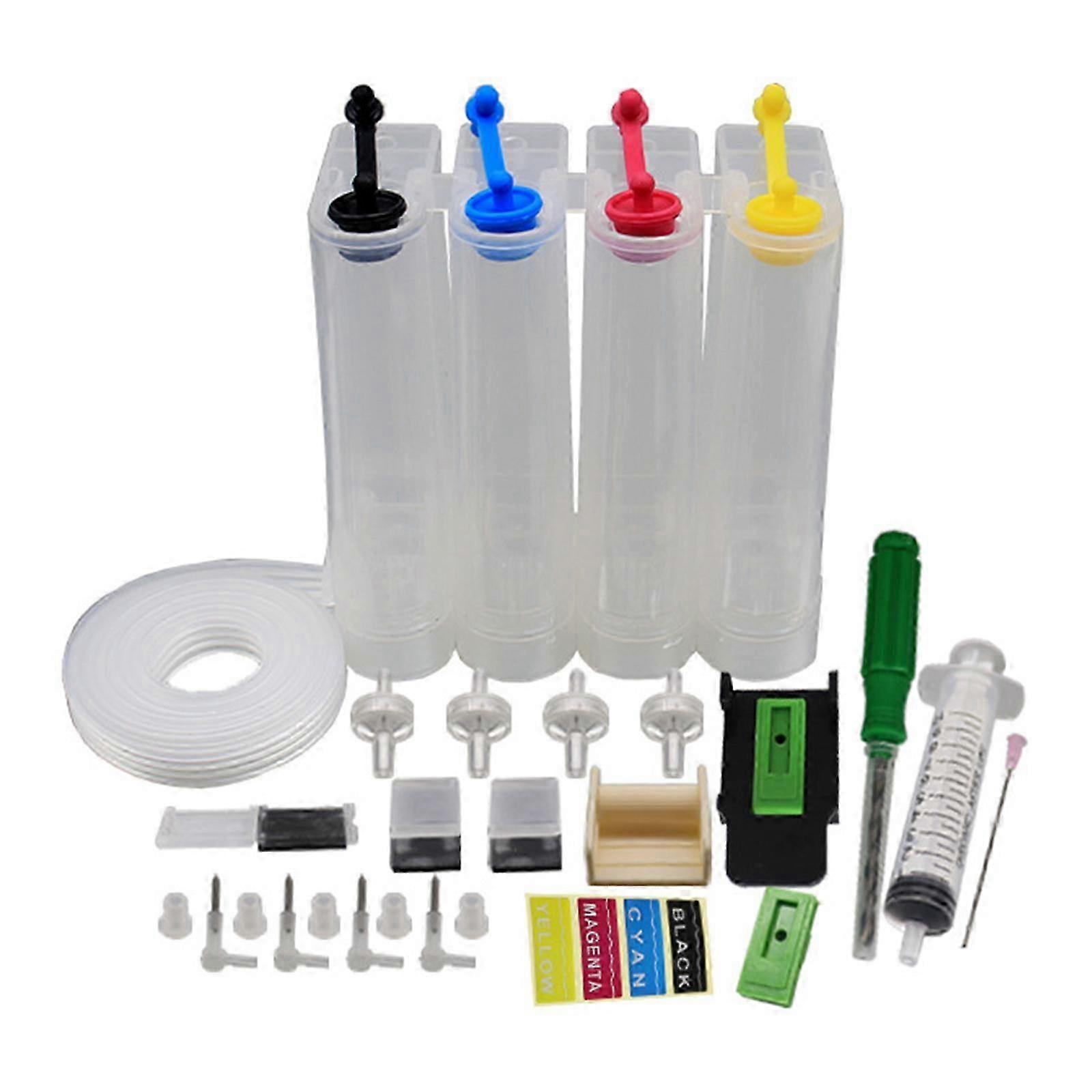 1 Set forCANON Ink Cartridges Continuous Ink Supply System Modified  Ink Bottles