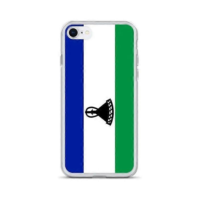 iPhone Case - Lesotho - Flag - Flexible - Multicolored - Compatible with iPhone 6S Plus