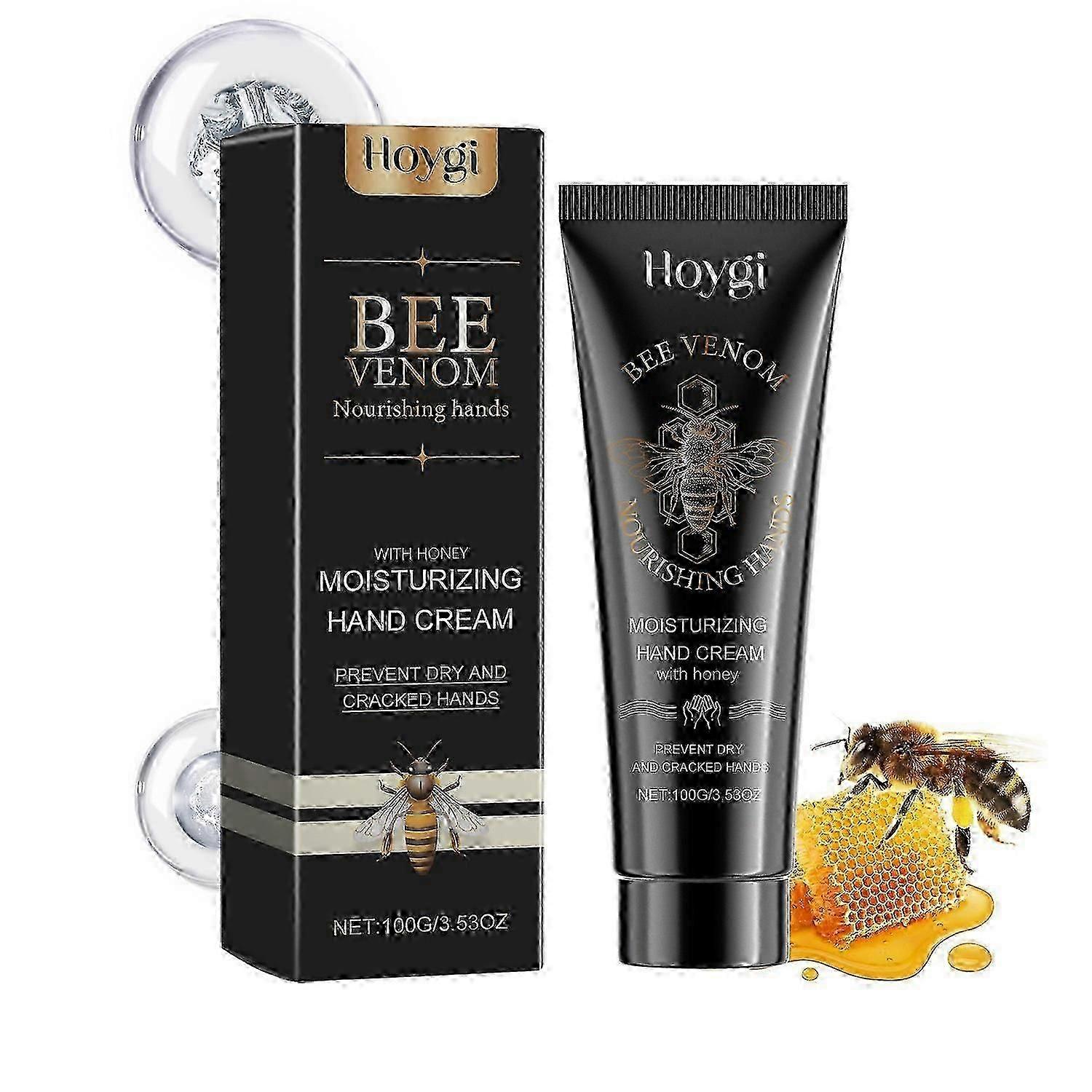 Hoygi Bee Venom Hand Cream Moisturizing And Moisturizing Anti-Cracking Portable Anti-Freeze Refreshi