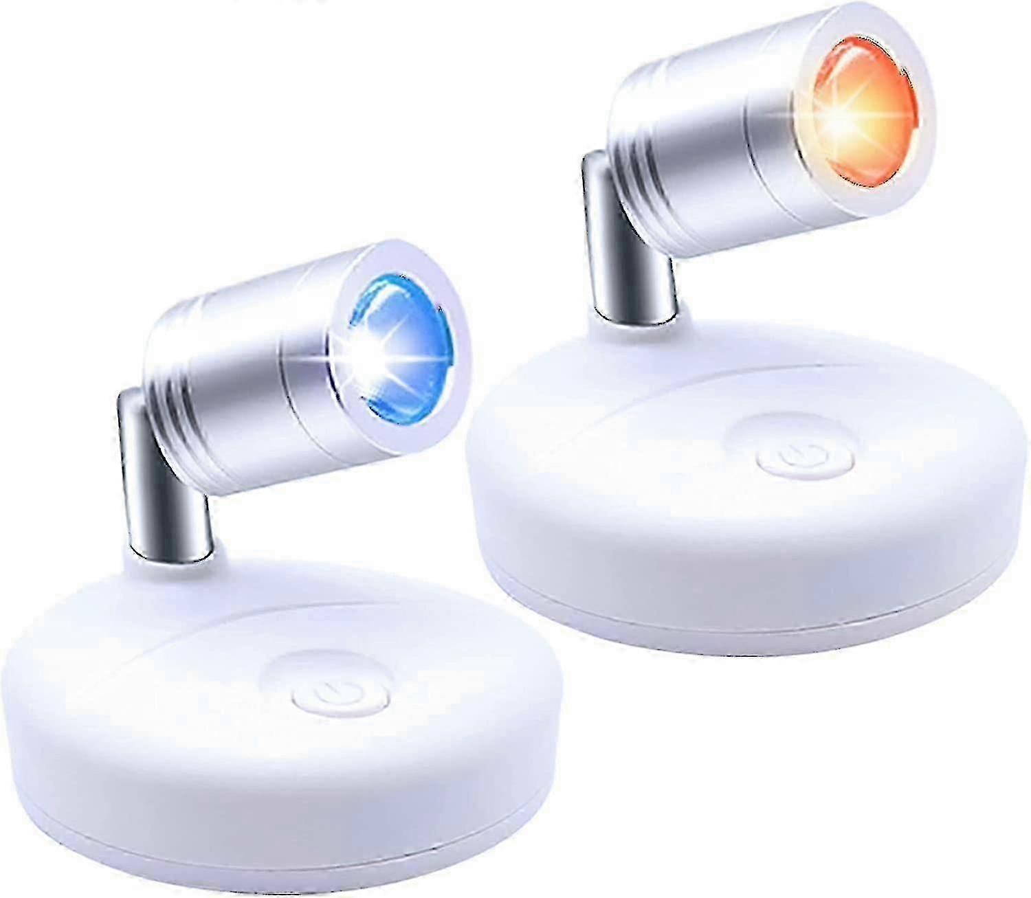Remote Control Rgb Led Wireless Spotlight, Battery-Operated Puck Light For Cabinet, Picture Frame And Christmas Decor, Mini Accent Lighting Kit_cp -CN