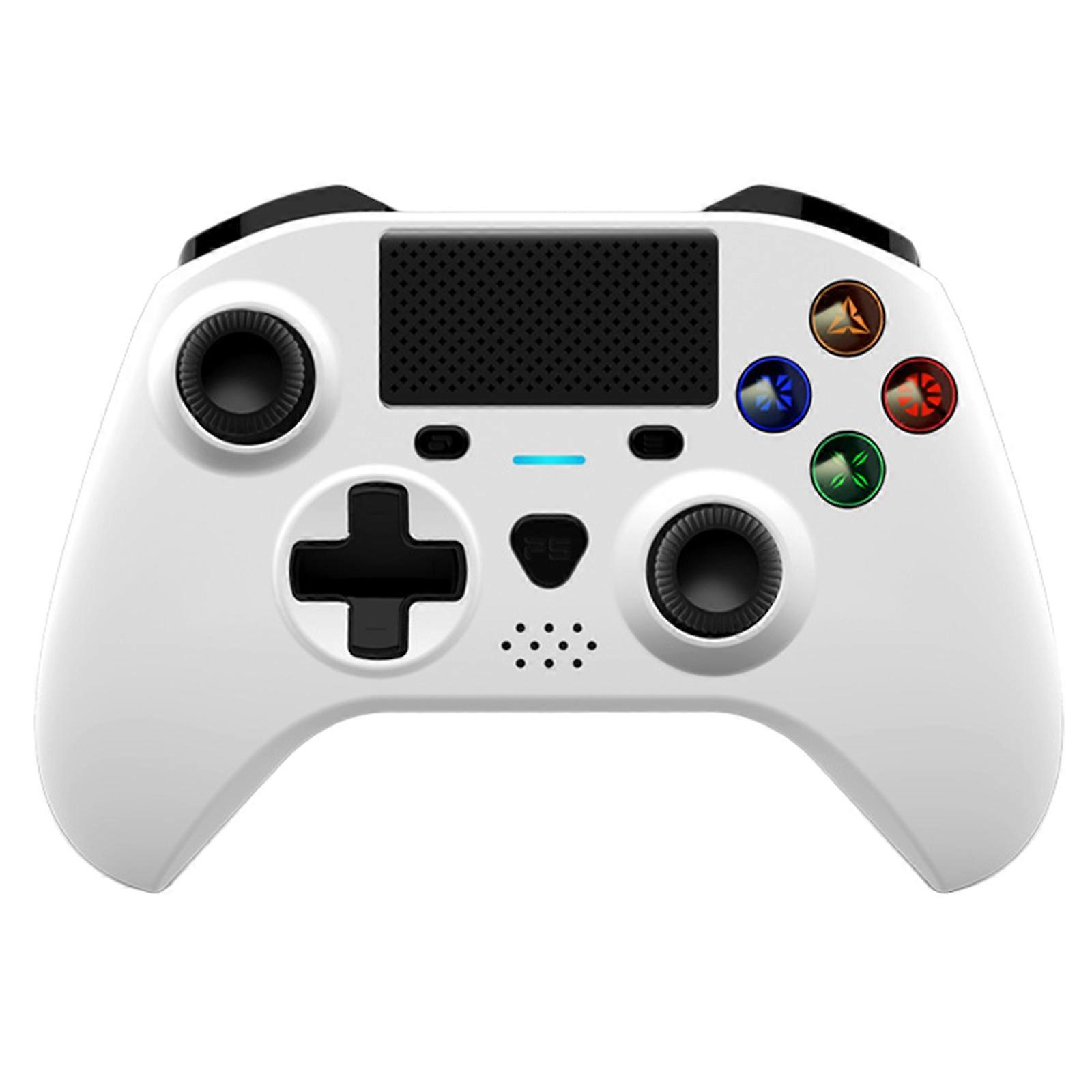 Double Vibration Game Controller 600mAh Batterij met Bluetooth-compatibele draadloze gamepad voor pc Wit