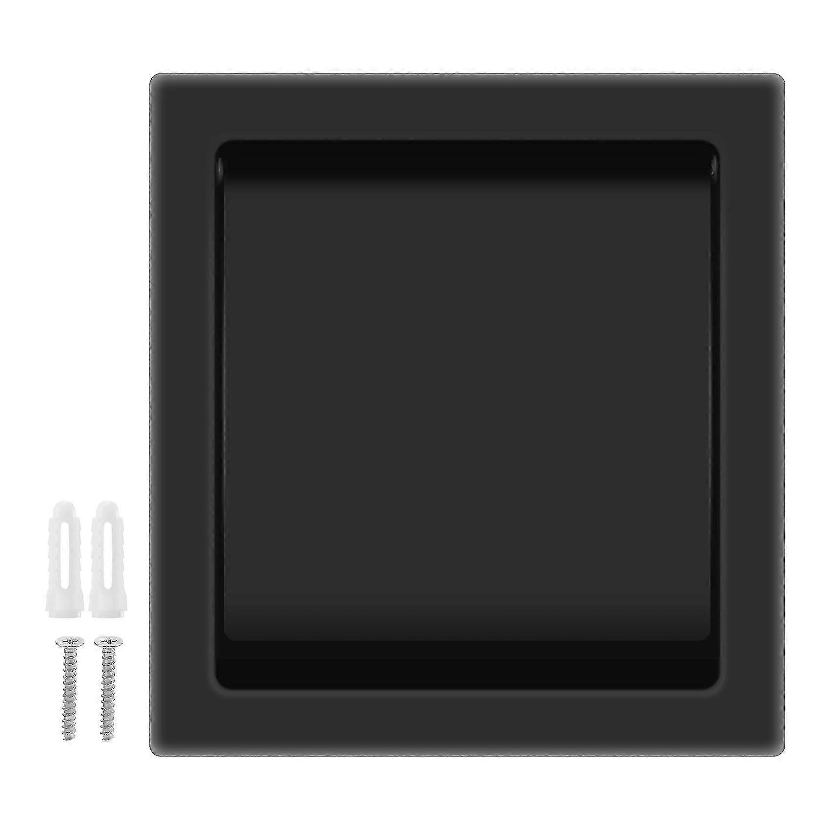 Recessed Toilet Paper Holder,Stainless Steel Double Roll Paper Box for Bathroom,Wall-Mounted Paper Storage Rack