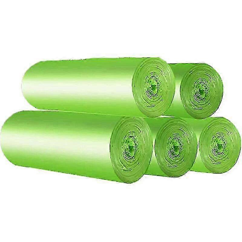 100 Count 30L Organic Garbage Bags, Tear-Proof, Suitable for Food Waste, Fully Compostable and Biodegradable, Crafted from Corn Starch.