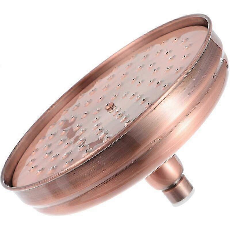 Copper Round Ceiling Shower Head with Rainfall Sprayer Nozzle for Bathroom Watering - Suitable for Certain Brands
