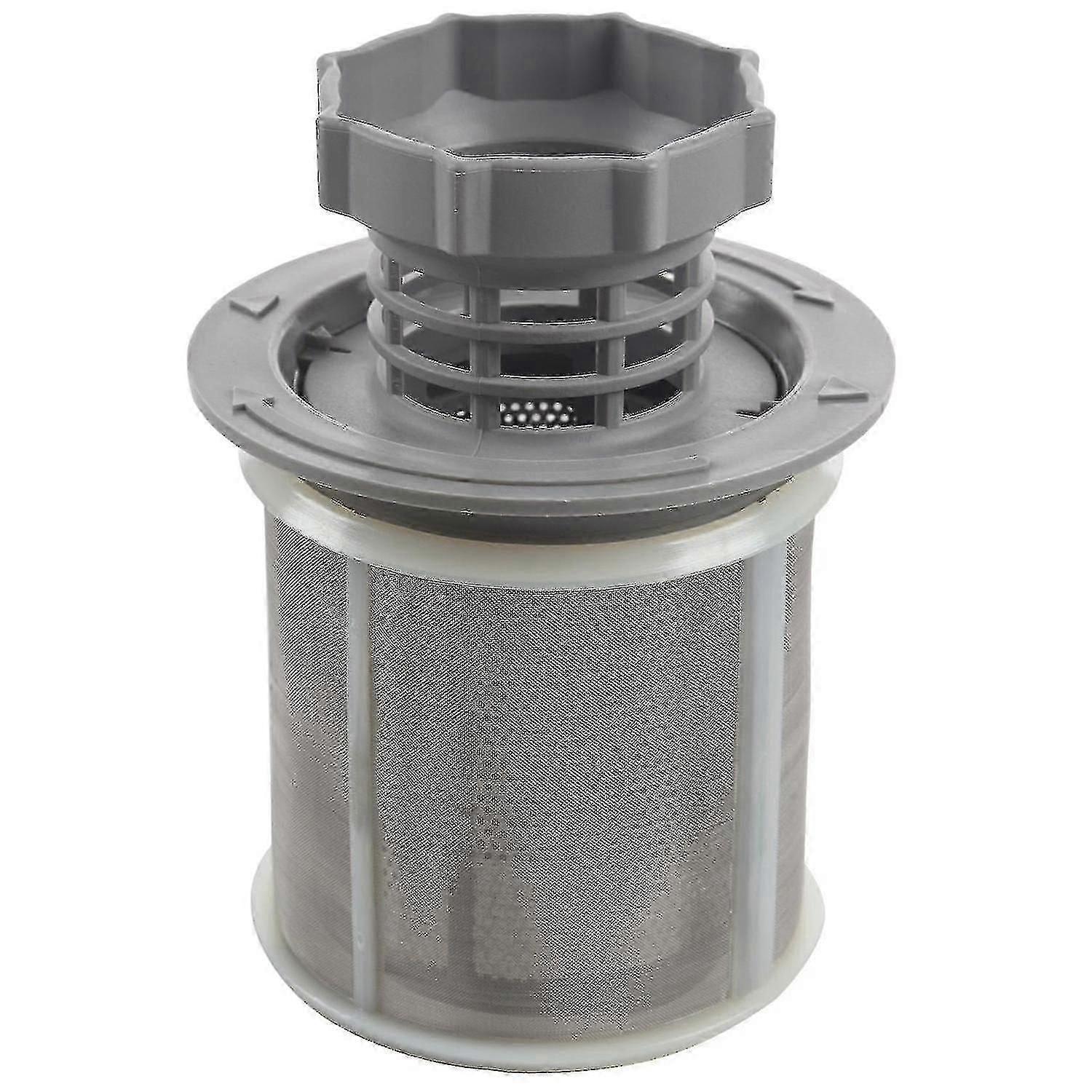 Grey PP Dishwasher Mesh Filter Set, 2-Piece Replacement for Bosch 427903 & 170740 Series