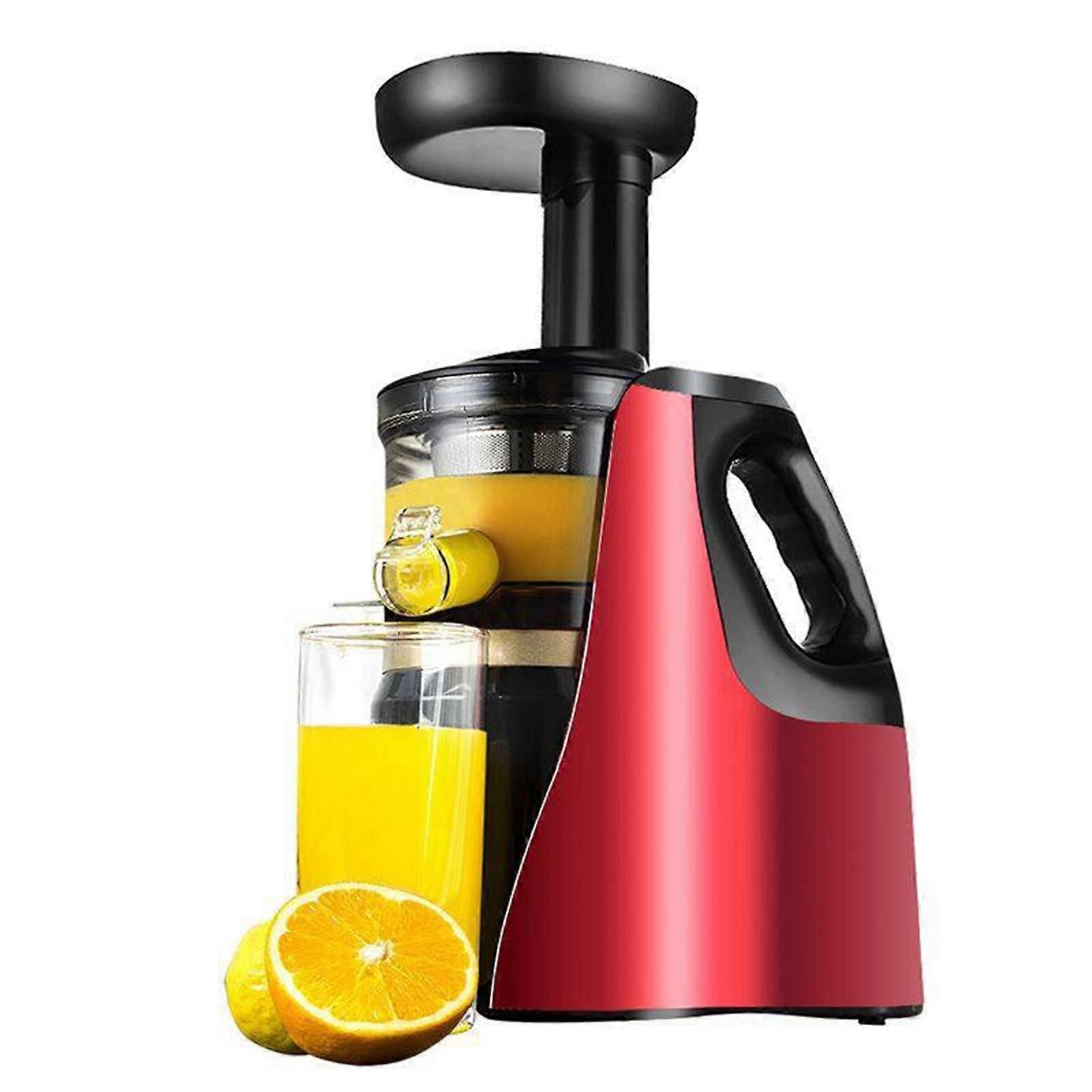 Slow Chewing Juicer with Wide Shaft Antioxidation Big Mouth Cold Press Juicer Quiet, Motor with Reverse Function