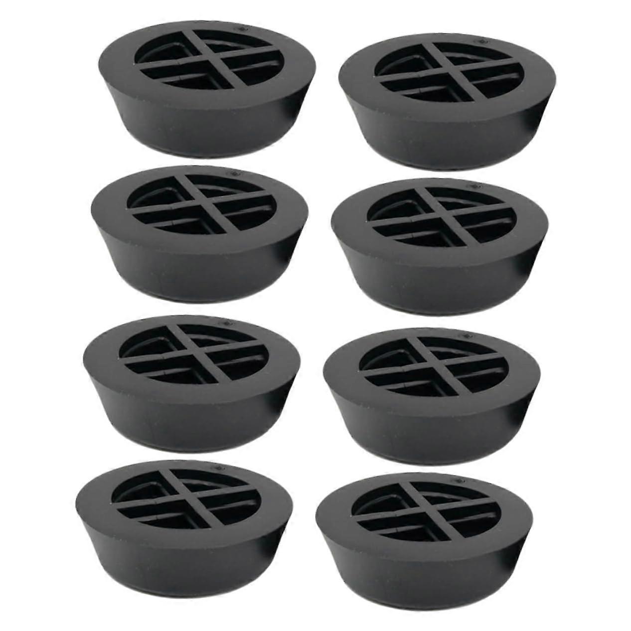 Reducing pads for washing machine 8 pieces – stabilizer pad noise reduction black